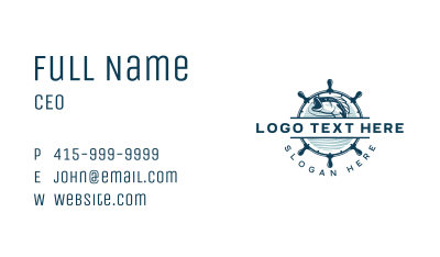 Fish Port Helm Business Card Image Preview