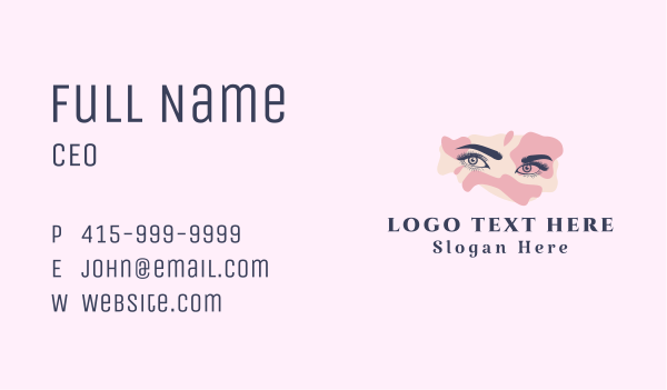 Eye Makeup Boutique  Business Card Design Image Preview