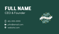 Christmas Mistletoe Banner Business Card Image Preview