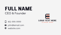 Bookstore Letter E  Business Card Image Preview