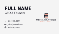 Bookstore Letter E  Business Card Image Preview