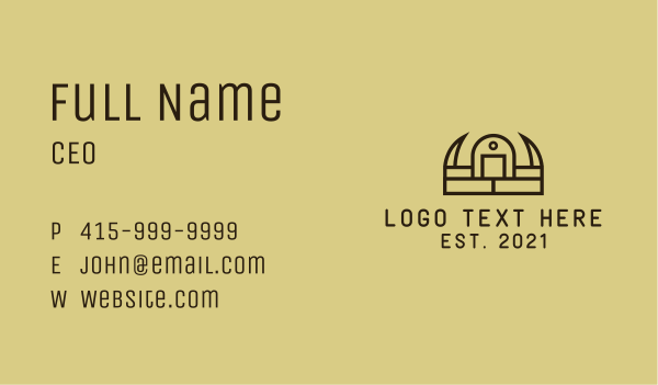 Barbarian Crown Helmet Business Card Design Image Preview