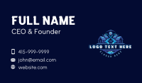 Power Wash Cleaner Sanitation Business Card Image Preview
