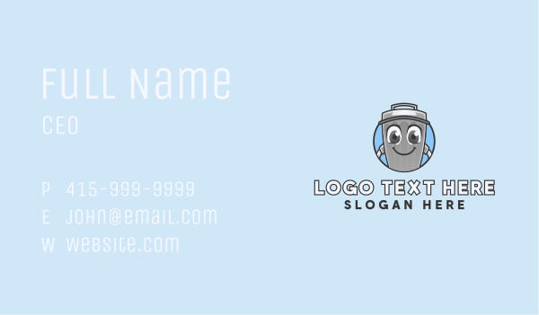 Trash Garbage Can Business Card Design Image Preview
