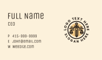 Judiciary Justice Sword  Business Card Image Preview