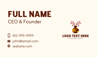 Decorative Floral Ceramic Business Card Preview