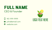 Summer Watermelon Juice  Business Card Image Preview