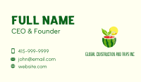Summer Watermelon Juice  Business Card Image Preview