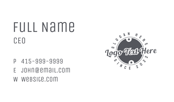 Generic Vintage Firm Business Card Design Image Preview