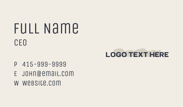 Classic Firm Business Wordmark  Business Card Design Image Preview