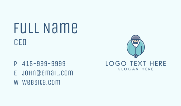 Pediatric Medical Doctor  Business Card Design Image Preview