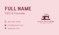 Sewing Fashion Workshop Business Card Preview