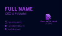 Purple Monogram Corporate Letter D  Business Card Image Preview