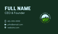 Greenhouse Lawn Field  Business Card Design