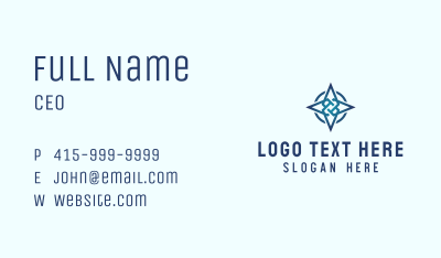 Corporate Star  Business Card Image Preview