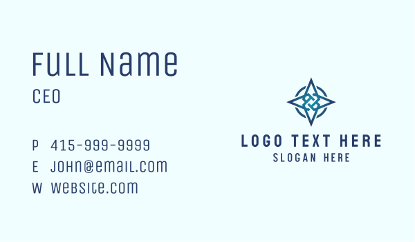 Corporate Star  Business Card Design Image Preview