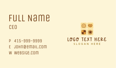 Biscuit Cookie Pastry Business Card Image Preview