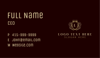Royal Shield Lettermark Business Card Image Preview