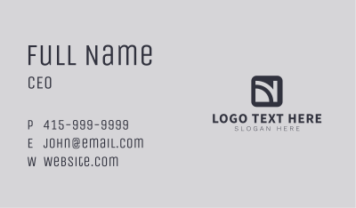Futuristic Modern Network  Business Card Image Preview