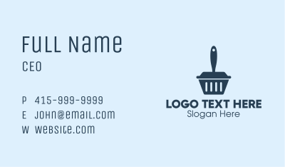 Cleaning Dustpan  Business Card Image Preview