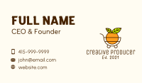 Fruit Grocery Cart  Business Card Image Preview