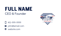 Racing Car Badge Business Card Image Preview