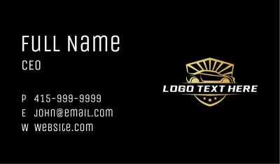 Luxury Car Emblem Business Card Image Preview