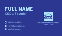 Face Mask Car Application Business Card Image Preview