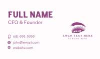 Feminine Eye Makeup Business Card Image Preview
