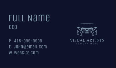 Mystic Tear Eye Business Card Image Preview