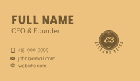 Gold Circle Star Business Business Card Image Preview