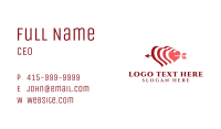 Romantic Heart Arrow Business Card Image Preview
