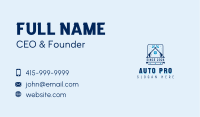 Pressure Washing Janitorial Business Card Design