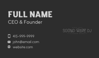 Futuristic Business Wordmark Business Card Image Preview