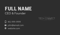 Futuristic Business Wordmark Business Card Image Preview