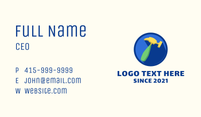 Construction Hammer Repair Business Card Image Preview