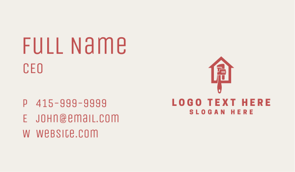 House Wrench Plumbing Business Card Design Image Preview