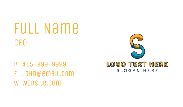 Letter S Community Organization  Business Card Design Image Preview