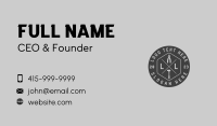 Hardware Tools Letter Business Card Design