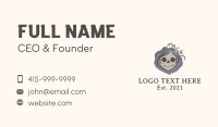 Skull Calavera Girl Business Card Image Preview