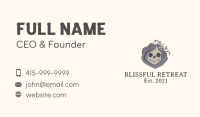 Skull Calavera Girl Business Card Design