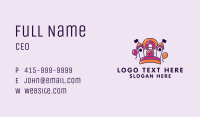 Fun Inflatable Bounce House  Business Card Image Preview
