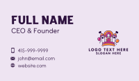 Fun Inflatable Bounce House  Business Card Image Preview