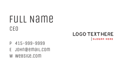 Oriental Japanese Wordmark Business Card Image Preview