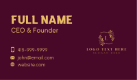 Gold Flower Boutique Business Card Image Preview
