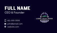 Automotive Mechanic Garage Business Card Preview