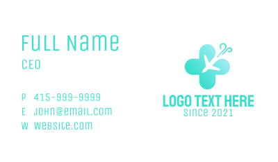 Medical Supply Courier Business Card