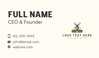 Organic Grain Agriculture Business Card Design