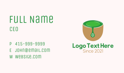 Tea Cup Drink Business Card Image Preview