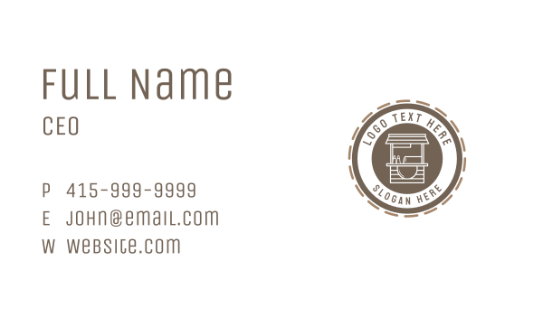 Hotdog Food Stall Business Card Design Image Preview
